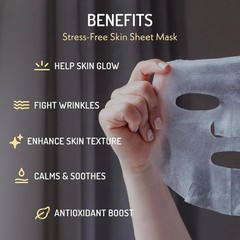 Eve Hansen Stress-Free Skin Hydrating Sheet Mask Set – 5X Sheets NIB Skincare