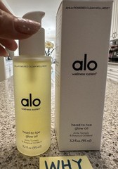 ALO Head-to-Toe Body Glow Oil Amla, Turmeric 3.2oz/95mL FULL SZ SEALED BOX $48