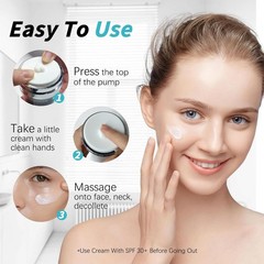 Retinol Collagen Face Cream Anti Aging Squalane Wrinkle Moisturizer 1.86oz