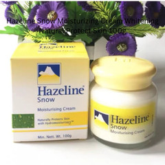 Hazeline Snow Moisturizing Cream Whitening Natural Protect Skin 100gX 2box