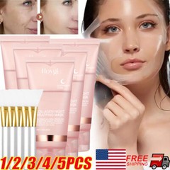 5/3X Collagen Wrapping Mask 2.65 oz / 75ml Renewal Night Care Mask Cream w/brush