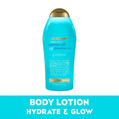 OGX Radiant Glow + Argan Oil of Morocco Extra Hydrating Body Lotion for Dry Skin