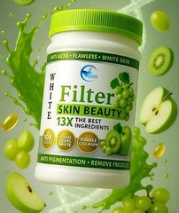 Phyto Filter White Anti Aging 13x Collagen Whitening Lighten Skin Tone