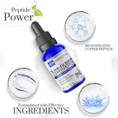 GHK Copper Peptide Facial Serum 1% GHK-Cu wrinkles crow&rsquo;s feet Hair Shedding