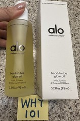 ALO Head-to-Toe Body Glow Oil Amla, Turmeric 3.2oz/95mL FULL SZ SEALED BOX $48
