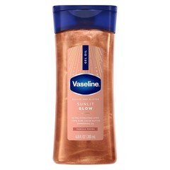 Vaseline Glazed and Glisten Sunlit Glow Body Gel Oil Vanilla Cocoa Shimmering wi