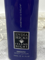 Crabtree & Evelyn India Hicks Island Night Smoothing Lotion New Old Stock 8.1oz