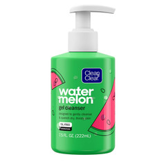 3 X Clean & Clear Watermelon Gel Facial Cleanser Hydrating and Oil-Free 7.5 oz