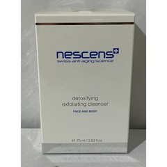 Nescens Detoxifying Exfoliating Cleanser Face and Body 2.53 oz 75 ml