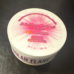 Solar Flare Brazilian Caramel Dreams Body Butter Cocoa & Shea, Caramel 10 oz