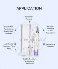 9/12/24/36/42 Pins Nano Tips Micro Pen Wrinkle Remove Skin Rejuvenation Machine