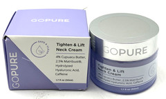 goPure Tighten & Lift Neck & Chest Moisturizer Cream for Visibly Firming 1.7 oz