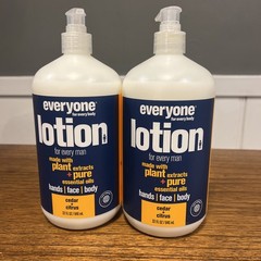 EO Everyone For Every Man 3 In 1 Body Lotion Cedar + Citrus, 32 Fl Oz X2 HTF