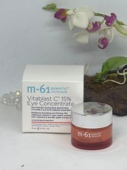 M-61 Vitablast C 15% Eye Cream Concentrate – .5 fl oz Full Size – New in Box
