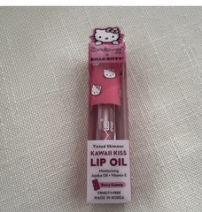 The Crème Shop x Hello Kitty Kawaii Kiss Shimmer Lip Oil BERRY GUMMY Flavored CS