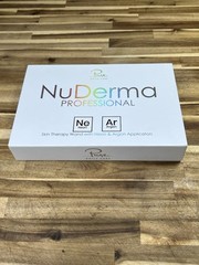 Pure Daily Care NuDerma Professional Ne+Ar Skin Therapy Wand w 6 Fusion OPEN BOX