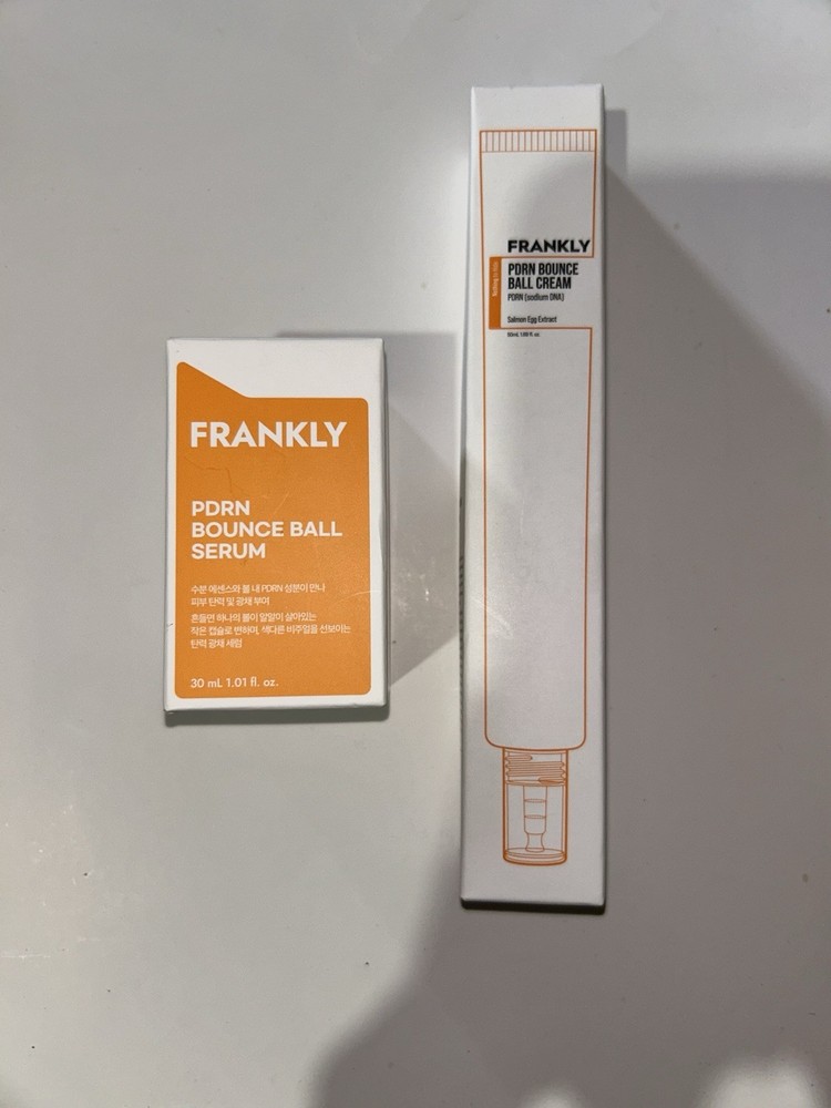 FRANKLY PDRN Bounce Ball Hydrating Serum 30mL + Cream 50mL Set