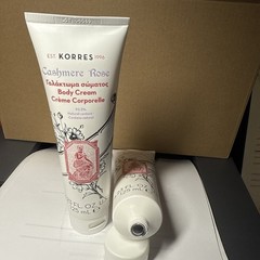 2-PACK KORRES Cashmere Rose BODY CREAM, 4.23 FL OZ / 125mL EACH
