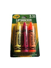 Lip Smacker Crayola Crayon Flavored Lip Balm Trio 3-Pack,