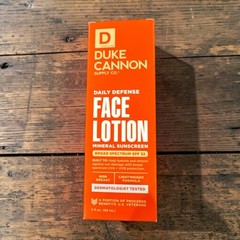 NEW Duke Cannon Daily Defense Face Lotion Mineral Sunscreen SPF 32 3 oz. 06/2026