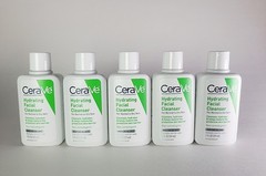 5x CeraVe Hydrating Facial Cleanser 1 fl. oz/ 30 mL Minis Each