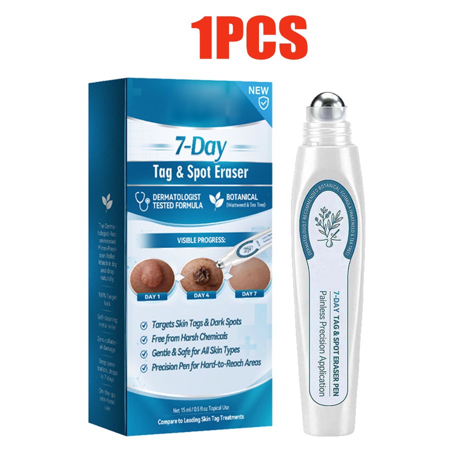 3x Tag &Spot Eraser Mole Skin Tags Removal Tool Eraser Pen Painless Long-Lasting