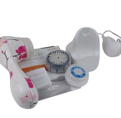 Clarisonic Plus Sonic Facial Skin Cleansing Brush System Pink Floral White New
