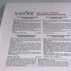 Sealed Sadoer Collagen Sakura Six Piece Skin Care Set, Please See Photos