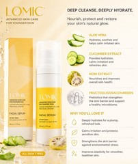LOMIC® Advanced Skin Care Facial Serum Deep Hydrating All Skin Types 1 oz