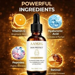 (5 Pack ) Skin Protect Serum For Black Women Facial Skin Care Moisturizing Serum