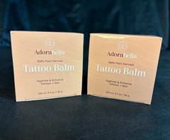 Adorabella Tattoo Balm 3.4 oz 100% Plant Derived – 2 Pack New