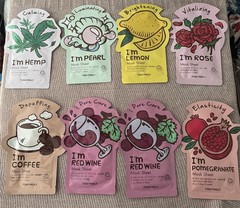 TONY MOLY I&rsquo;m Real Mask Sheet Lot Of 8 Face Mask Korean Beauty
