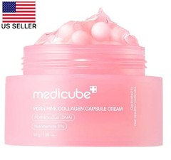 Medicube PDRN Pink Collagen Capsule Cream Firming, Brightening Antiaging 1.94 oz