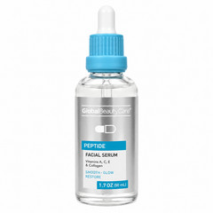 Global Beauty Care Peptide Serum Collagen Vitamin C A E Anti Aging 1.7oz