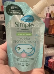 Simple Sensitive Skin Experts Kind to Skin Micellar Cleansing Water 1.69oz