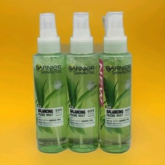 Garnier SkinActive Balancing Facial Mist Spray Green Tea 4.4 Oz Ea Lot Of 3 Pcs