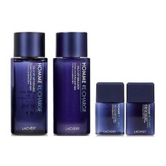 NEW 4 Piece Lacvert Homme Recharge Emulsion Aftershave Korean Mens Skincare