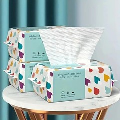 100pcs Disposable Cotton Face Towels Makeup Remover Soft Wipes