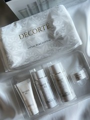 DECORTÉ AQ Travel Size Skincare Set Cleanser, Emulsion, Lotion, Cream, Pads