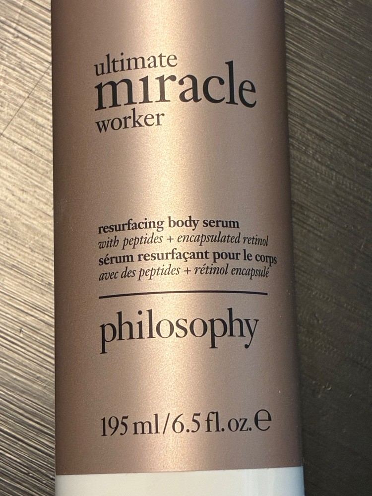 Philosophy Ultimate Miracle Worker Resurfacing Body Serum 6.5 oz/195 Women New