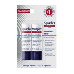2 PACK . Aquaphor LIP REPAIR STICK Immediate Relief For Dry Lips – 0.17 oz (NEW)