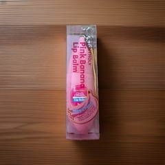 Tony Moly Magic Food Pink Banana Keychain Lip Balm BNIB Sealed