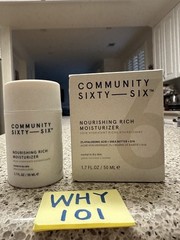 Community Sixty-Six Nourishing Rich Moisturizer 1.7oz / 50mL FULL SZ SEAL BOX