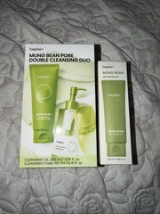 Mung Bean Triple Cleansing 3PC Set: Cleansing Oil, Cleansing Foam, & Cleansing