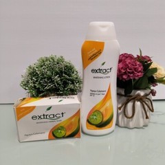 2 in 1 Extract Whitening lotion papaya Calamansi Spf 10 200ml + Soap