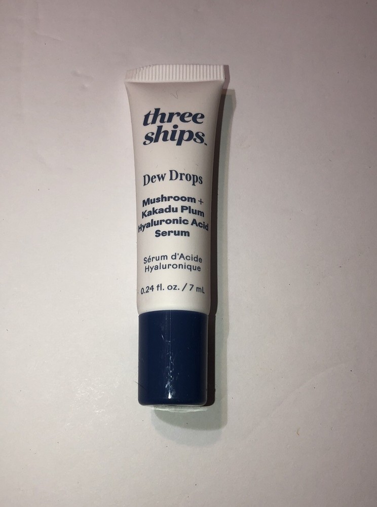 Three Ships Dew Drops Hyaluronic Acid Serum 0.24fl oz/7ml Mini Size New w/box