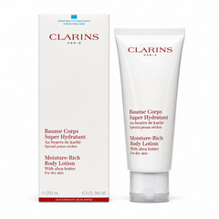 CLARINS MOISTURE-RICH BODY LOTION WITH SHEA BUTTER FOR DRY SKIN 200 ML/6.5 OZ.