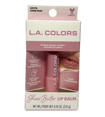 🌺 LA COLORS SHEER ROSE LIP TINT SHEA BUTTER LIP BALM FREE SHIPPING!