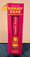Trader Joe&rsquo;s Gummy Bear Flavored Lip Duo Balm & Overnight Mask Set NIB