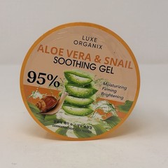 Luxe Organix Aloe Vera & Snail Soothing Gel 95% 300ml Korea NEW